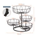 thumbnail image 6 of Fuleadture Four-Tier Round Wire Fruit Basket (Bronze), 6 of 7