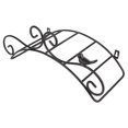thumbnail image 3 of Garden Hose Holder Black Multifunction Antique Style Bird Brackets Water Pipe Storage, 3 of 21
