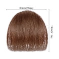 thumbnail image 3 of Frange à Clip Cheveux Humains, Frange à Clip Naturelle pour Filles et Femmes, 3 of 3