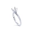 thumbnail image 4 of Four Prong Solitaire Engagement Ring Setting 14K White Gold, 4 of 4