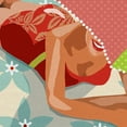 thumbnail image 3 of Masterpiece Art Gallery Beach Beauty II Portrait By Carol Robinson Canvas Art Print 20" x 20", 3 of 4