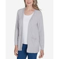 thumbnail image 6 of Alfred Dunner Womens  Chenille Cardigan With Pockets, 6 of 6