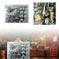 thumbnail image 3 of 45pcs Christmas Ball Ornaments Set Shatterproof Christmas Tree Decorations Bling Bling Hanging Baubles for Xmas Holiday Wedding Party Home Decor, 3 of 8