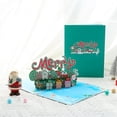 thumbnail image 2 of Tarjeta De Felicitación Con Mini Tarjeta De Escritura Carta De Feliz Navidad 3d Tarjetas De Bendición Postales De Navidad Plegables Tarjeta De Invitación De Fiesta Decoración Regalos Jikai, 2 of 5