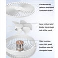 thumbnail image 5 of XGFHYJEH Desk Fan, Box Fan, Small Fan, Box Fans for Home, Desk Fans under $15.00, Small Box Fan, Portable Personal Quiet Electric Fan for Home, Plastic, 5 of 7