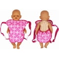 thumbnail image 2 of Mochila Porta Muñecas XADP Accesorios para Muñecas Delantero/Trasero con Correas - Compatible con Muñecas de 15 a 18 Pulgadas, 2 of 3