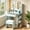Blue, variant on ICEEIF Blue Makeup Vanity with Chair, Small Vanity Desk with Mirror & 3 Color Lights, Girls Vanity Set with Power Outlet for Small Space
