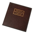 thumbnail image 1 of Inteprter Álbum de fotos de estilo Vintage de 12 pulgadas para amantes de la boda, funda de PU para bebé, soporte adhesivo para fotos, planificador de Almacenamiento y organización del hogar Negro Inteprter HA073938-01, 1 of 6
