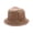 Khaki, variant on Bucket Hat Women'S Knitted Bucket Hat Windproof Handwoven Fisherman'S Hat Winter Coarse Yarn Basin Hat Fun Outdoor Vacation Boonie For Men And Women Black M