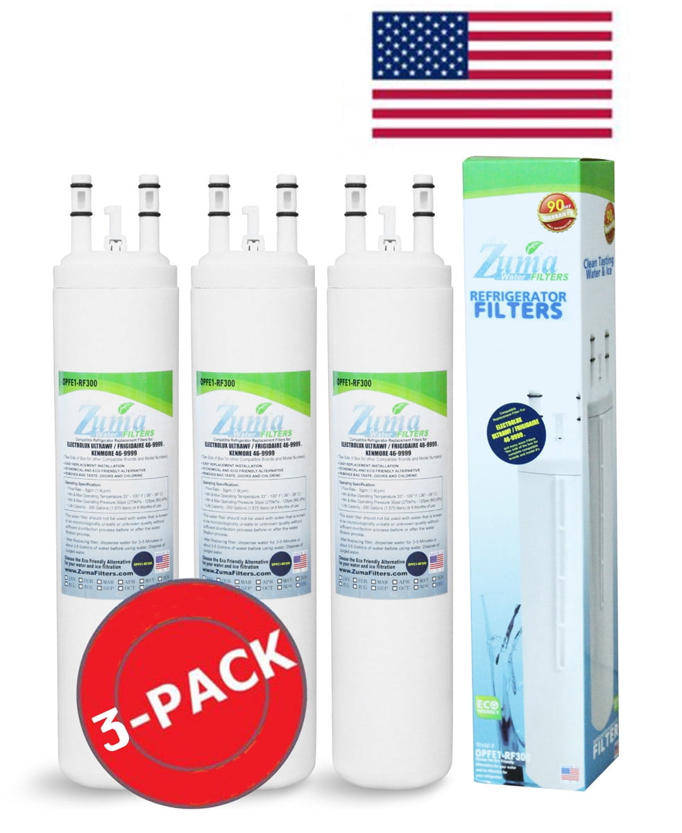 (3 Pack) Kenmore 469999 Compatible Refrigerator Water and Ice Filter