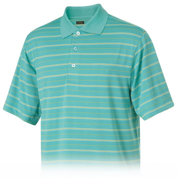 Monterey Club Men's Chase Multi Stripe Texture Golf Polo Shirt #1609