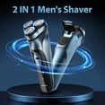 thumbnail image 3 of Sejoy Maquinilla de afeitar eléctrica para hombres, Afeitadoras eléctricas para hombres, Máquinas de afeitar eléctricas recargables, con recortadora emergente, carga rápida de 1 hora, cabezal flotante, 3 of 5