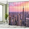 thumbnail image 5 of Ambesonne New York Shower Curtain, Empire State Building, 69"Wx75"L, Peach, 5 of 5