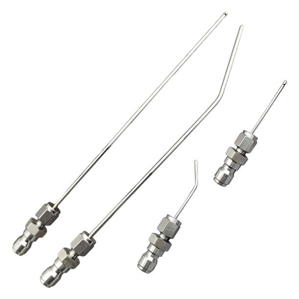 Boquilla de limpieza de la lavadora,Limpieza con lavadora y pulverizador de alta presión,Kit de descarga de alta eficiencia para máquinas de limpieza,Reemplazo del cabezal rociador de la