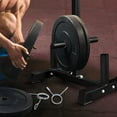 thumbnail image 6 of -Pegs Olympic Weight Plate &; Barbells - Weight Plate Tree Holder &; Vertical Barbell Rack, 6 of 7