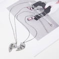 thumbnail image 4 of Puzzle Broken Heart Combination Stainless Steel Necklaces Good Sister Jewelry, 4 of 9