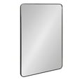 thumbnail image 1 of Kate and Laurel Zayda Radius Rectangle Framed Wall Mirror, Black 30x42, 1 of 8