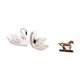thumbnail image 5 of Estatua de cisne de resina, figura de caballo, adorno animal, escultura en miniatura coleccionable para bodas, fiestas, decoración del hogar y la ofic, 5 of 8
