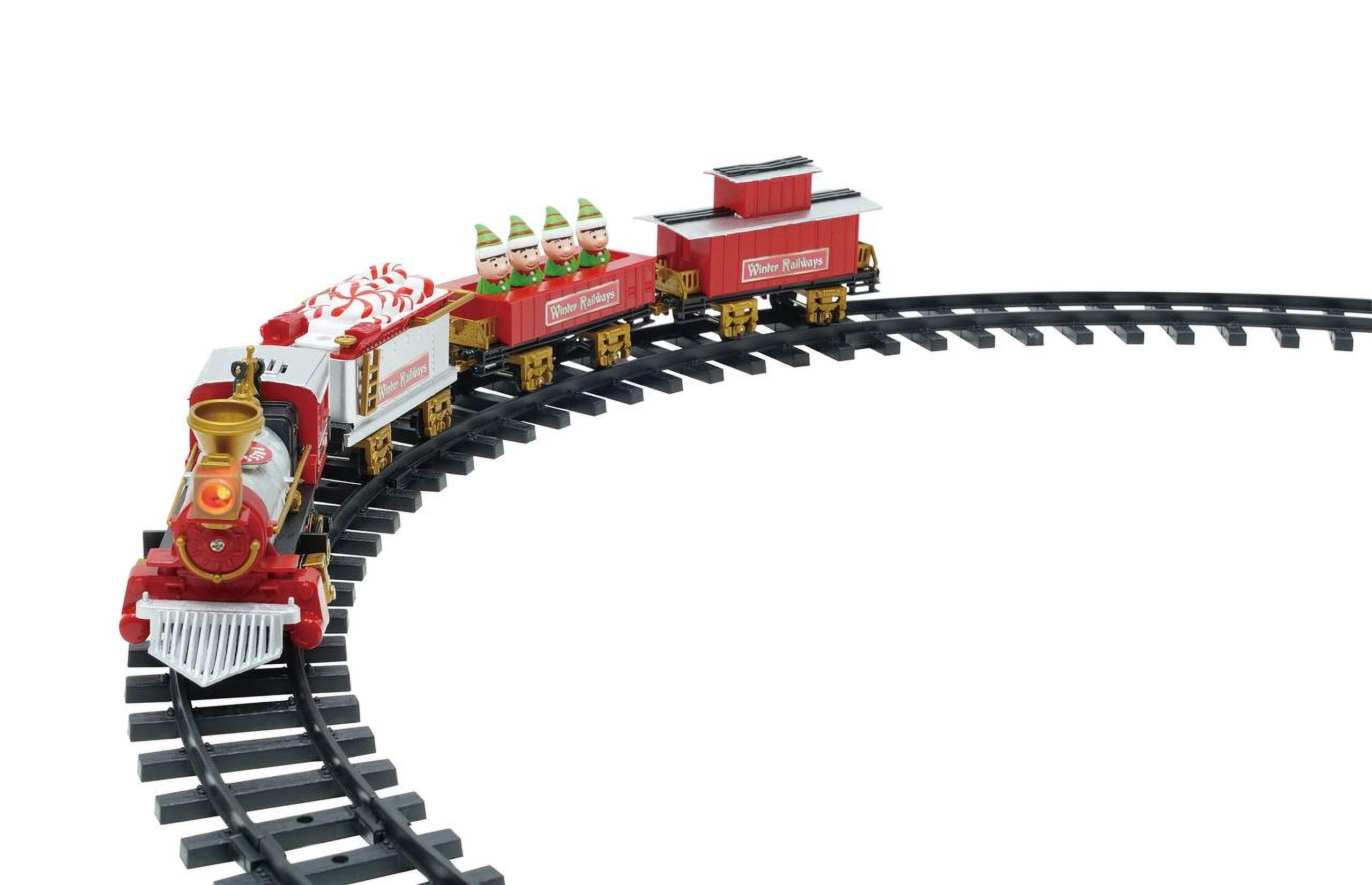 Battery-Operated Christmas Sweet Tree Plastic Train Set, Multicolor, by Holiday Time