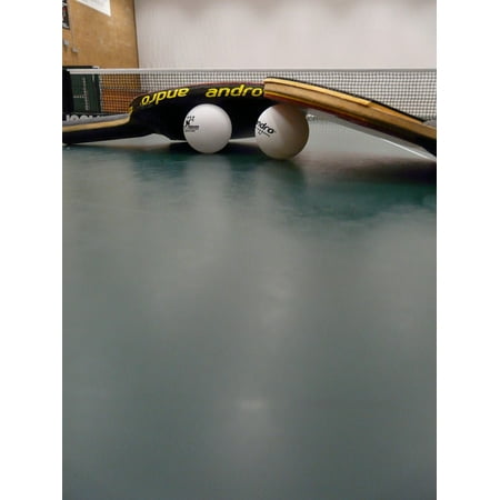 Canvas Print Table Tennis Sport Ping-Pong Bat Table Tennis Bat Stretched Canvas 10 x