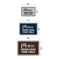 thumbnail image 5 of Signs ByLITA Classic Framed, Please Order From Your Table Sign (Blue) - Small, 5 of 6