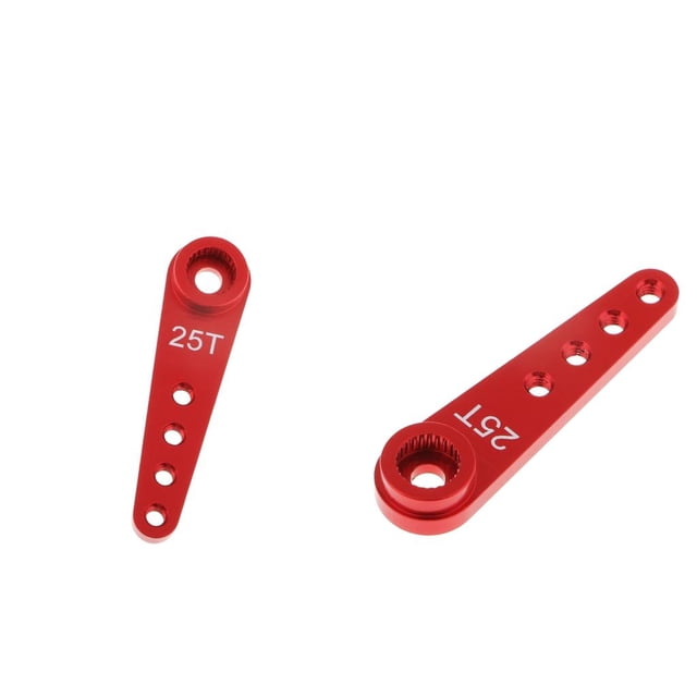 2Pcs 37mm 25T Macarena Servo de Dirección Cuerno M2.5 Agujero para Coche RC Barco