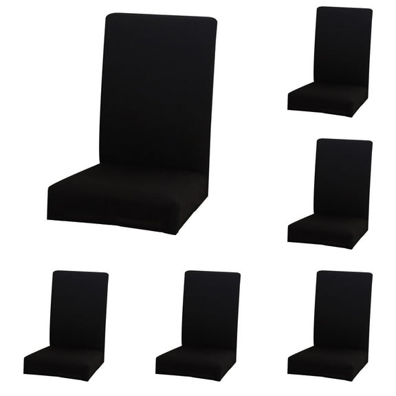 Dining Room Chair Covers Slipcovers Spandex Fit Stretch Removable Washable Kitchen Chair Covers Protector 1pc 6PCS