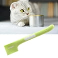 thumbnail image 4 of Cuchara para latas de comida para mascotas, cuchara mezcladora segura y práctica con diseño angular recto para perros y gatos, cuchara mezcladora para el hogar, color verde, 4 of 10