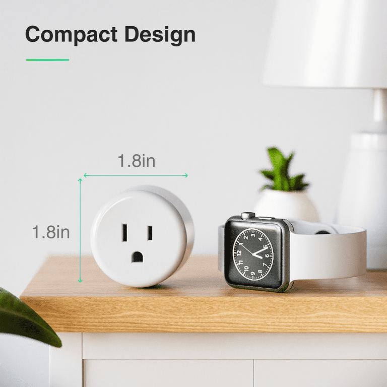 Outdoor Smart Plug, TESSAN WiFi Smart Outlet Switch with 3 Individual Sockets