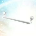 thumbnail image 5 of Vacuum Cup Towel Rack Towel Rod Bathroom Towel Hanger for Bathroom Kitchen (White), 5 of 6