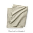 thumbnail image 3 of Bare Home Pillow Sham Set - Premium 1800 Collection - Double Brushed - Euro, Sand, 3 of 9