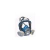 MSA Small Black Silicone Advantage 3230 Full Face Twin Port Air Purifying Respirator With Rubber Head Harness