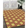 thumbnail image 3 of Ahgly Company Machine Washable Indoor Square Transitional Grapefruit Red Area Rugs, 4' Square, 3 of 7