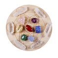 thumbnail image 2 of cristal natural Piedra Curativa De Cristal + Placa De Madera Colección De Crudo Gem Spiritual Lucky C, 2 of 5