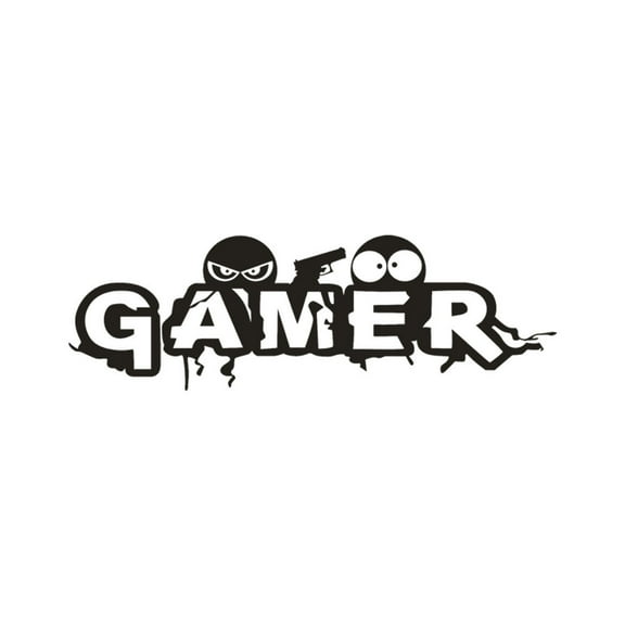 Vikakiooze Home Decor Gamer Removable Art Vinyl Mural Home Room Decor Wall Stickers