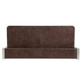 thumbnail image 4 of ACME Brancaster Executive Writing Desk, Retro Brown Top Grain Leather & Aluminum, 4 of 5