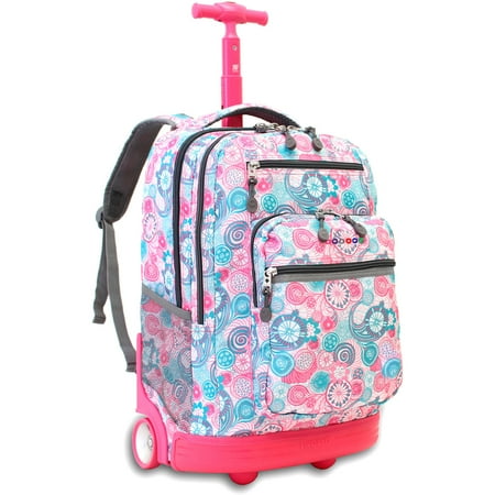 J World Sundance 20" Rolling Laptop Backpack