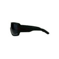 thumbnail image 3 of Mens Sporty Robotic Shield Kush Gangster Plastic Sunglasses Black Red, 3 of 4