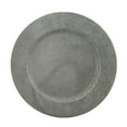 thumbnail image 1 of SARO Plaque de Chargeur Ronde en Métal Galvanisé de 13 Po Argent - Ensemble de 4, 1 of 1