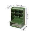 thumbnail image 3 of Danhjin Stationery Storage Slanted Pen Desktop Sundries Desk Storage Box Student Children Stationery Rack Dormitory Rack Kitchen Gadgets, 3 of 7