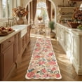 thumbnail image 2 of BERTHMEER 2'x8' Runner Rugs for Hallway Entryway Bathroom Bedroom Playroom Non Skid Washable Beige Floral Vintage Oriental Traditional Flower Accent Runner Rugs, Multicolor, 2 of 5