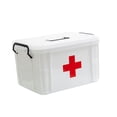 thumbnail image 4 of Household First Aid Box Multiple-layer Indoor Outdoor portable first aid case Portable Bandage portable first Prep Pads Storage Organizer Case, L, 4 of 8