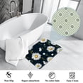 thumbnail image 3 of Daisy Polyester Non-Slip Outdoor Carpet Door Mat - Machine Washable Door Rugs, 3 of 6