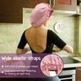 thumbnail image 4 of Double Layer Adjustable Tie Band Satin Silk Bonnet Sleep Cap for Sleeping, Double-Sided Color, 2 Pack, 4 of 8