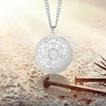 thumbnail image 5 of RuiJiao Tricolor 31MM Round Alloy Necklace - Sparkling Star of David Pendant, Fashionable and Elegant Jewelry Gift for Women, Ideal for Any Occasion, 5 of 5