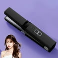 thumbnail image 2 of Small Travel Straightener And Curling Ceramic Coated Fast Heating For Short Hair Wigs Extensions 3 Heat Settings USB C Power, 2 of 4