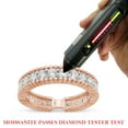 thumbnail image 7 of 1 1/2 ct. t.w Round Cut Lab Created Moissanite Diamond Beaded Eternity Wedding Band Ring For Women In 10K Solid Rose Gold (G-H Color, VVS1 Clarity, 1.50 Cttw)-6.5, 7 of 7