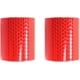 thumbnail image 1 of Cinta Reflectante, Cinta Reflectante Autoadhesiva de Alta Intensidad Marcado de Seguridad Impermeable 50 mm x 3 M 2 Rollos, Rojo, 1 of 5
