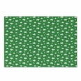 thumbnail image 1 of Clover Cutting Board, Simplistic Irish Themed Pattern with Monochrome Shamrock Silhouettes Repetition, Decorative Tempered Glass Cutting and Serving Board, in 3 Sizes, by Ambesonne, 1 of 2