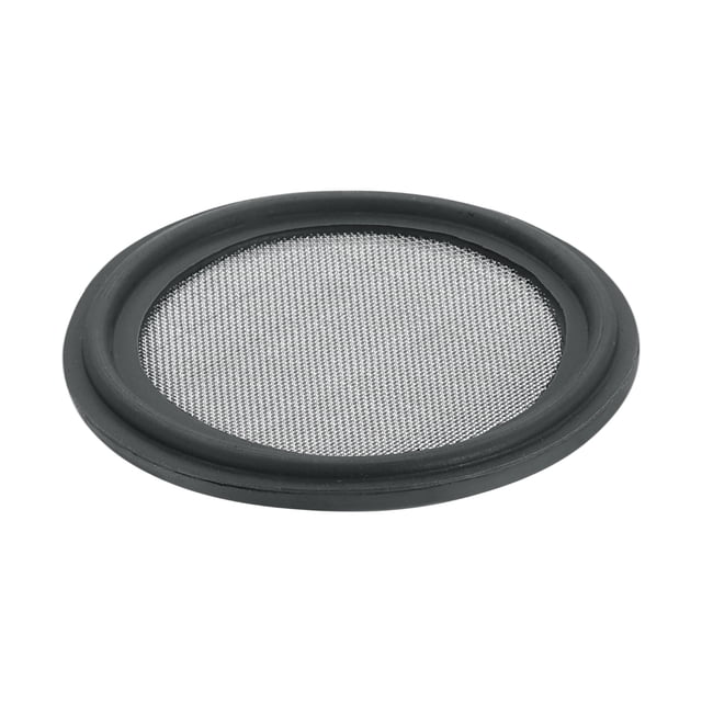 Junta Sanitaria FKM Uxcell de 1.5", Junta de Filtro de Malla de Acero Inoxidable de 60 Mallas, Resistente a Altas Temperaturas para Conexiones de Abrazadera Tri-Clover, Gris